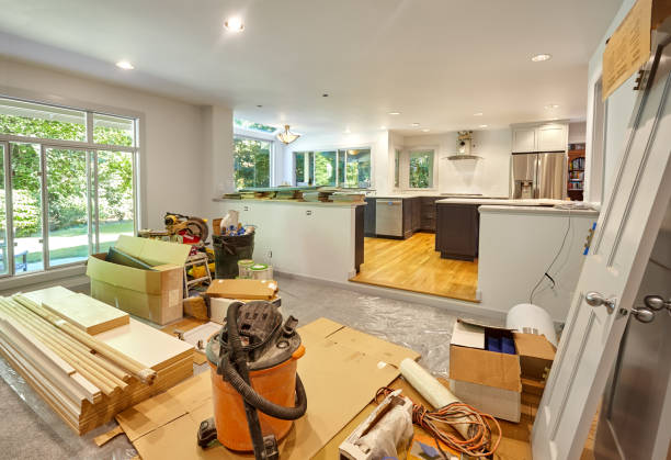 Professional Kitchen Island Installation technician working in Houlton, WI